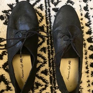 American Eagle Black Flats - Size 7